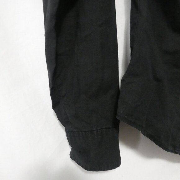 TOMMY JEANS | small | Black Cotton Casual / Dress Shirt | Made In Canada 🟥🍁🟥 - Picture 12 of 14